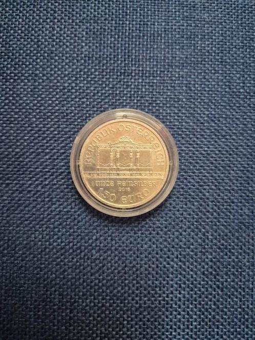 Oostenrijk 1.50 Euro Zilver Philharmoniker 2016, Postzegels en Munten, Munten | Europa | Euromunten, Losse munt, Overige waardes