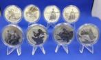 (A345) South Korea  SERIE ZI:SIN  1 Clay one ounce, Ophalen of Verzenden, Centraal-Azië, Losse munt, Zilver