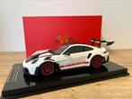 AI 1:18 Porsche 911 992 GT3 RS Wit, Nieuw, Overige merken, Ophalen of Verzenden, Auto