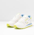 Reebok classic leather Basisschool wit blauw sneakers 39, Wit, Nieuw, Ophalen of Verzenden, Sneakers of Gympen