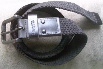 LEVIS STRETCH WOVEN BELT UNISEX - Riem - black 90 cm beschikbaar voor biedingen