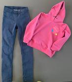 Meisjes kleding set: tregging 134 & trui 98/104, Ophalen of Verzenden, Gebruikt, Meisje