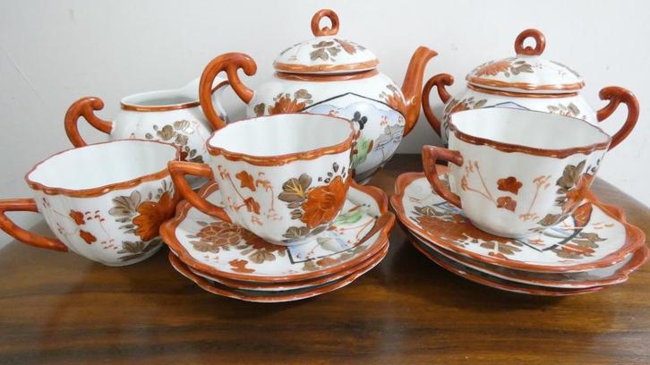 MOSA - decor 130 - Kutani - servies delen [1439], Antiek en Kunst, Antiek | Servies los, Ophalen