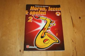 Horen, lezen & spelen 2 methode voor alt saxofoon  de Haske beschikbaar voor biedingen