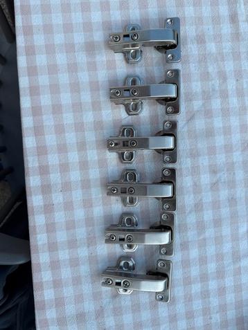 6x Hoekscharnier 95 Binnenliggend - Nieuw! beschikbaar voor biedingen