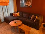 Antraciet loungebank te koop!, Huis en Inrichting, Banken | Bankstellen, Ophalen, Gebruikt, Hoekbank, 300 cm of meer