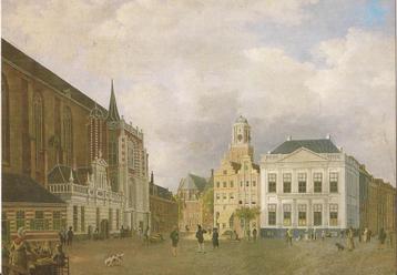 Zwolle Grote Markt 1834 door A. Serné beschikbaar voor biedingen
