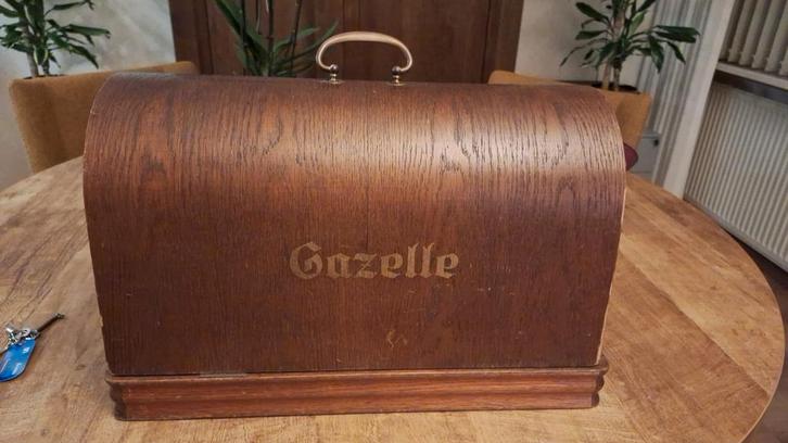 Antieke Gazelle Hand Naaimachine, Antiek en Kunst, Antiek | Naaimachines, Ophalen