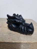 Draak van zwarte obsidiaan, Ophalen of Verzenden, Mineraal