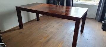 Eettafel 200 x 100 x 79 cm acaciahout beschikbaar voor biedingen