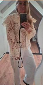 Exclusieve kanten blouse paar keer gedragen, Ophalen of Verzenden, Zo goed als nieuw, Zwart, Overige typen