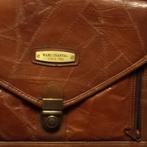 retro MARC CHANTAL Vintage Leren Lederen Bruin Dames Tas, Ophalen of Verzenden