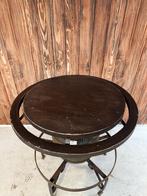 Wijnvat tafel statafel mancave cafe bar, Huis en Inrichting, Ophalen, Rond, Zo goed als nieuw, 75 cm of meer