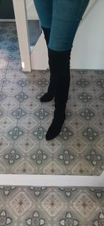 STUART WEITZMAN MT 39,5 OVERKNEE LAARZEN *ZGAN*, Ophalen of Verzenden, Zo goed als nieuw, Zwart, Hoge laarzen