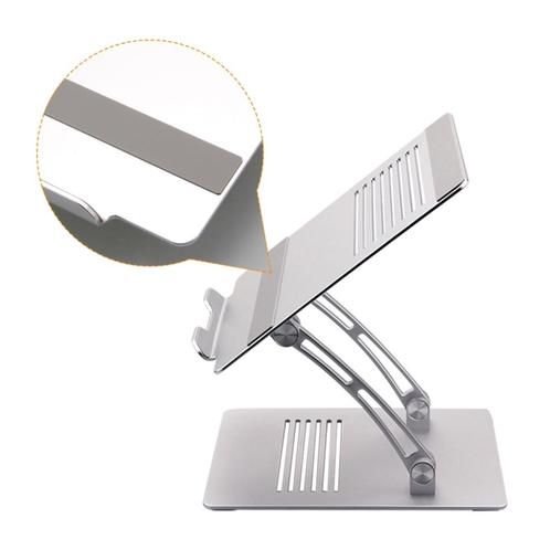 Ergonomisch Verstelbare Laptopstandaard - Aluminium, Computers en Software, Laptopstandaarden, Nieuw, In diepte verstelbaar, In hoogte verstelbaar