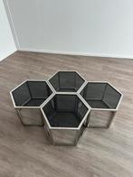 6 hoekige salontafel octagon hexagon honingraat, Ophalen of Verzenden, Nieuw, Overige vormen, Overige materialen