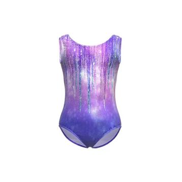 Turnpakje glitter paars 116 122 128 134 140 146 gympakje beschikbaar voor biedingen
