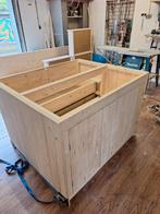 Keukeneiland van terug gedroogd en geschaafd hout, Huis en Inrichting, Keuken | Keukenelementen, Ophalen of Verzenden, Nieuw