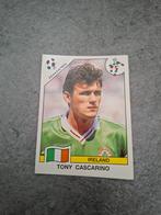 Panini sticker WK 90 Italia. Speler Tony Cascarino Ierland., Hobby en Vrije tijd, Stickers en Plaatjes, Verzenden, Zo goed als nieuw