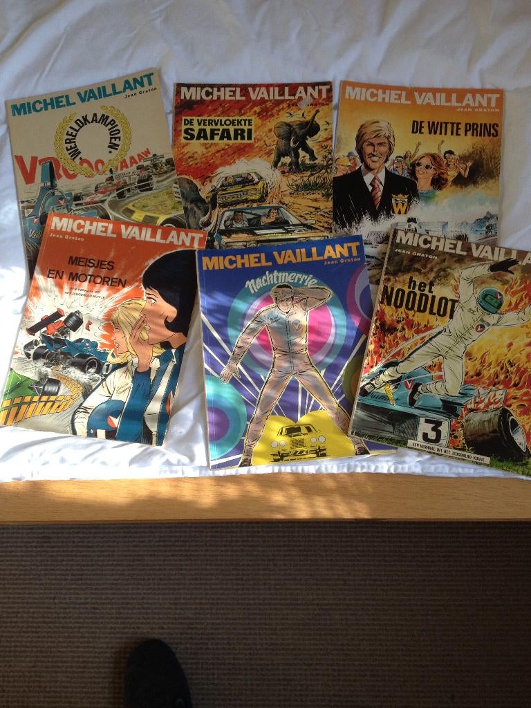 Michel Vaillant, Gelezen, Jean Graton, Ophalen of Verzenden, Meerdere stripboeken