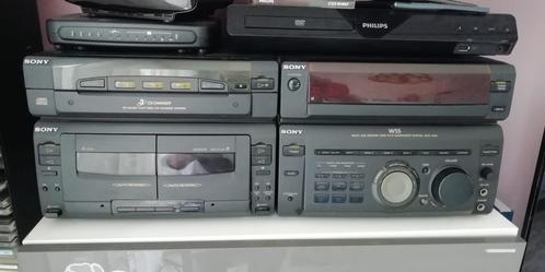SONY W55 JAPAN, Audio, Tv en Foto, Stereo-sets, Gebruikt, Cassettedeck, Cd-speler, Tuner of Radio, Speakers, Sony, Ophalen of Verzenden