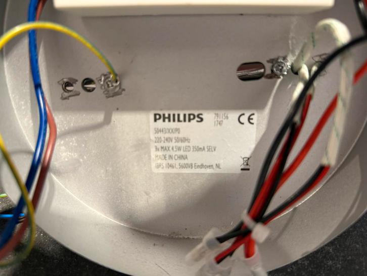 Philips LED Lamp - Plafondspot, Huis en Inrichting, Lampen | Spots, Zo goed als nieuw, Plafondspot of Wandspot, Metaal of Aluminium