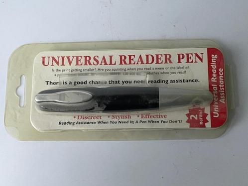 Universal reader pen. Leesbril pen. Hulp bij het lezen nieuw, Sieraden, Tassen en Uiterlijk, Zonnebrillen en Brillen | Heren, Nieuw