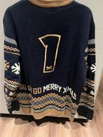 Max Verstappen kersttrui L, Ophalen of Verzenden, Zo goed als nieuw, Blauw