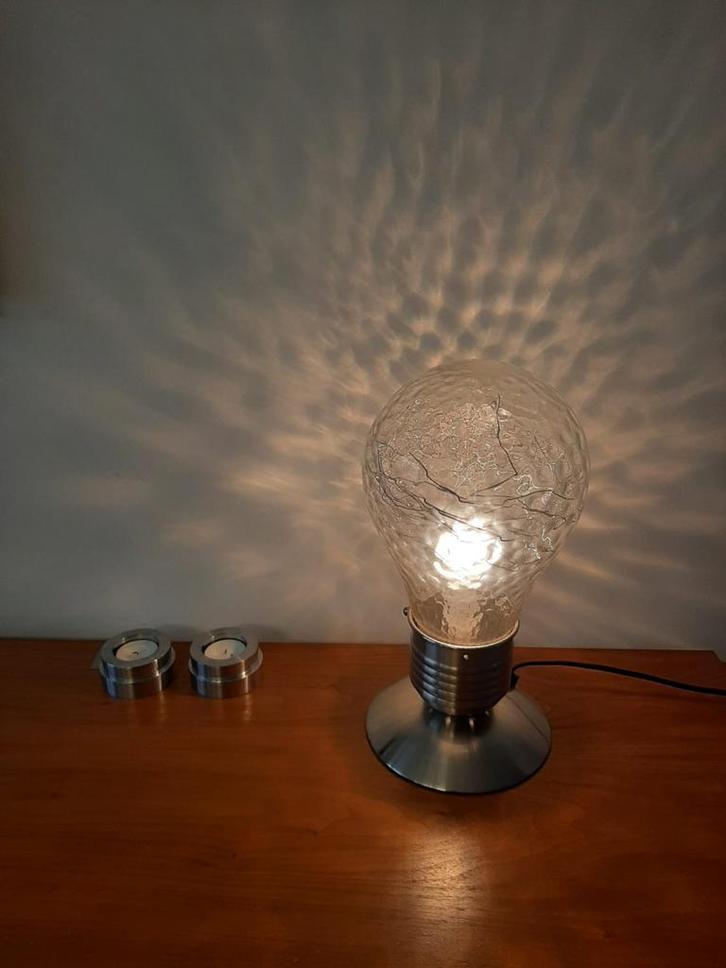 Spaceage space age vintage design bulb Ingo Maurer lamp, Huis en Inrichting, Lampen | Tafellampen, Zo goed als nieuw, Minder dan 50 cm