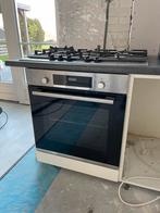 Kookplaat oven combinatie Bosch/Siemens, 5 kookzones of meer, Gebruikt, Inbouw, 45 tot 60 cm