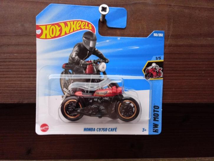 Honda CB750 Cafe Hotwheels, Hobby en Vrije tijd, Modelauto's | Overige schalen, Nieuw, Motor, Ophalen