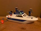 Politie boot met poppetjes, Kinderen en Baby's, Speelgoed | Playmobil, Ophalen of Verzenden, Zo goed als nieuw