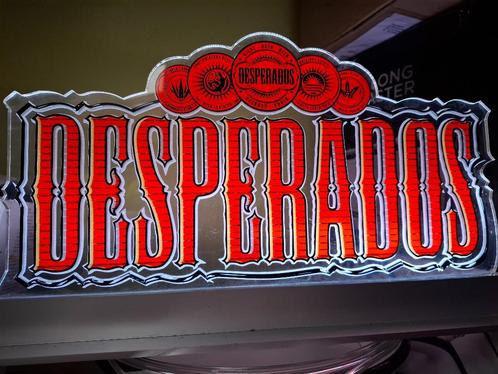 Lichtreclame Desperados, Verzamelen, Merken en Reclamevoorwerpen, Nieuw, Lichtbak of (neon) lamp, Ophalen of Verzenden