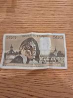 Zeldzaam Frans Biljet - 500 Francs, Postzegels en Munten, Bankbiljetten | Europa | Eurobiljetten, Ophalen, Frankrijk, 500 euro