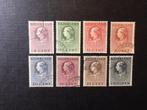 948 nederland 1951-58 nvph- dienst d33 t/m d40 - gestempeld*, Ophalen of Verzenden, Na 1940, Gestempeld