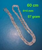 Zwaare Zilver Koningsketting 60cm, Sieraden, Tassen en Uiterlijk, Piercings, Ophalen of Verzenden, Zo goed als nieuw, Zilver