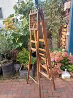 Echt antieke presentatie bibliotheek trap met ijzer beslag, Antiek en Kunst, Ophalen