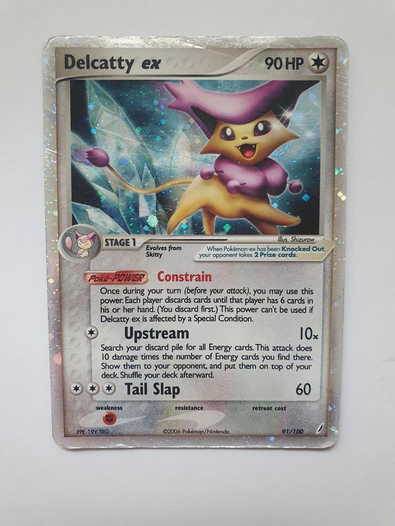 Delcatty ex 91/100 holo pokemon kaart, Ophalen of Verzenden, Zo goed als nieuw