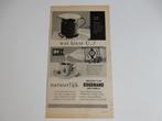 Friesche Vlag Goudband koffiemelk reclame uit tijdschrift, Ophalen of Verzenden, 1940 tot 1960, Nederland, Knipsel(s)