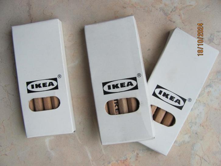 NIEUW 3 x verpakking KLEURPOTLODEN 5 kleuren IKEA potloden, Diversen, Schrijfwaren, Nieuw, Ophalen of Verzenden