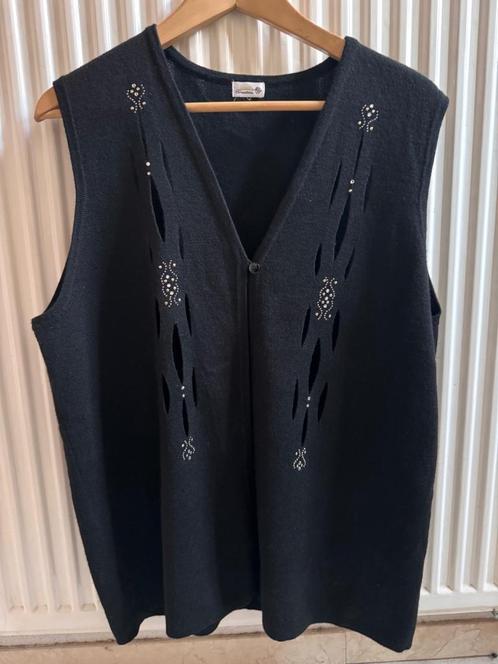 Atelier Création zwart hesje maat 46, Kleding | Dames, Bodywarmers, Zo goed als nieuw, Maat 46/48 (XL) of groter, Zwart, Ophalen of Verzenden