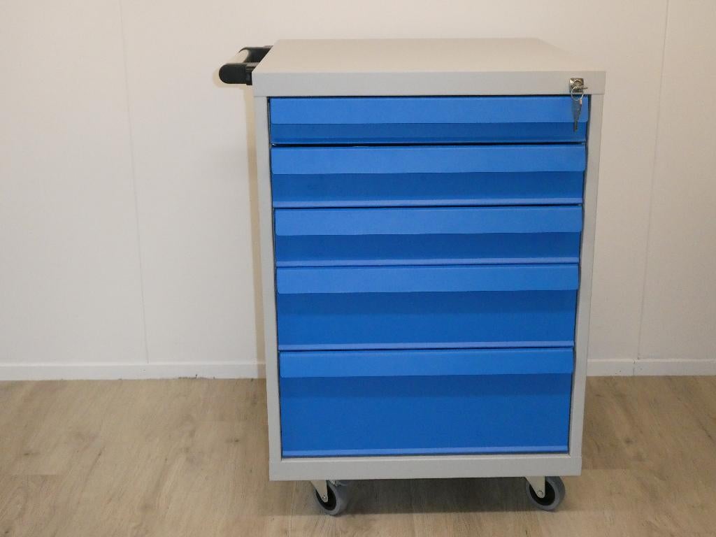 Gereedschapwagen, Showroommodel, Kleur:  Grijs/Blauw, Huis en Inrichting, Kasten | Ladekasten, Nieuw, Minder dan 100 cm, 25 tot 50 cm