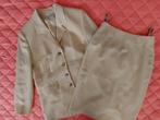 Pak van Hensel & Martensen van wolmix (maat 40), Kleding | Dames, Maat 38/40 (M), Kostuum of Pak, Verzenden, Beige