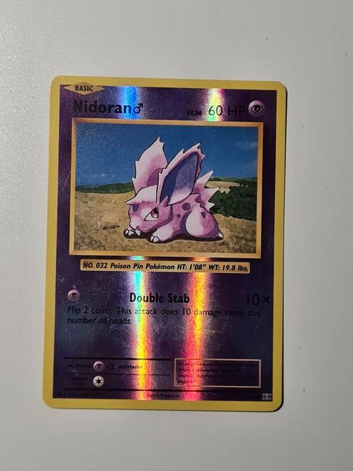 Nidoran 43/108 Reverse Holo, Hobby en Vrije tijd, Verzamelkaartspellen | Magic the Gathering, Zo goed als nieuw, Losse kaart, Ophalen of Verzenden