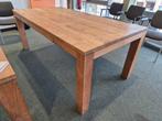 Massief Houten Eettafel 2x, Huis en Inrichting, Tafels | Eettafels, Ophalen, Eikenhout, 100 tot 150 cm, Zo goed als nieuw