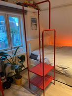Ikea Nikkeby kledingrek rood, Ophalen, Met plank(en), Minder dan 50 cm, Zo goed als nieuw
