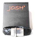 Nieuwe Josh heren armband, Ophalen of Verzenden, Nieuw, Zwart, Leer