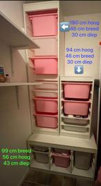 Opbergkasten IKEA inclusief bakken, Kinderen en Baby's, 75 tot 100 cm, Gebruikt, Minder dan 50 cm, Ophalen