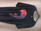 Surfer Astronaut t-shirt heren, 2XL zwart, Ophalen of Verzenden, Zo goed als nieuw, Zwart, Overige maten