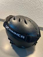 Skihelm Crivit (Lidl) & skibril van Sinner, Gebruikt, Overige typen, Skiën, Minder dan 100 cm